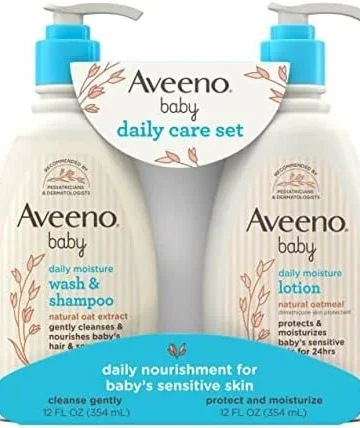 AVEENO BABY Gentle Moisturizing Daily Care Set